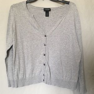 Lane Bryant Grey button down cardigan size 18/20
